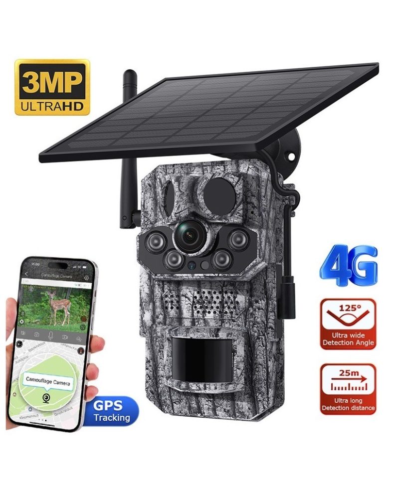 Fotopułapka H80 GPS 4G – Kamera Leśna z Detekcją Ruchu, GPS i Zdalnym Sterowaniem