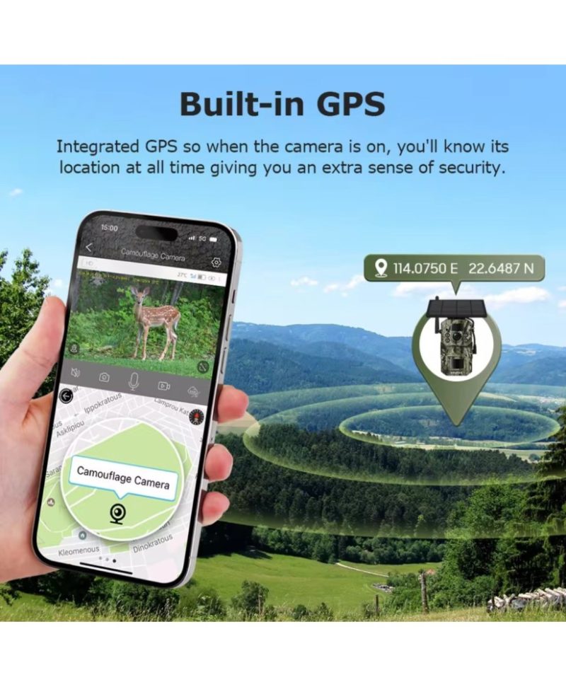 Fotopułapka H81 GPS 4G – Kamera Leśna z Detekcją Ruchu, GPS i Zdalnym Sterowaniem - obrazek 4