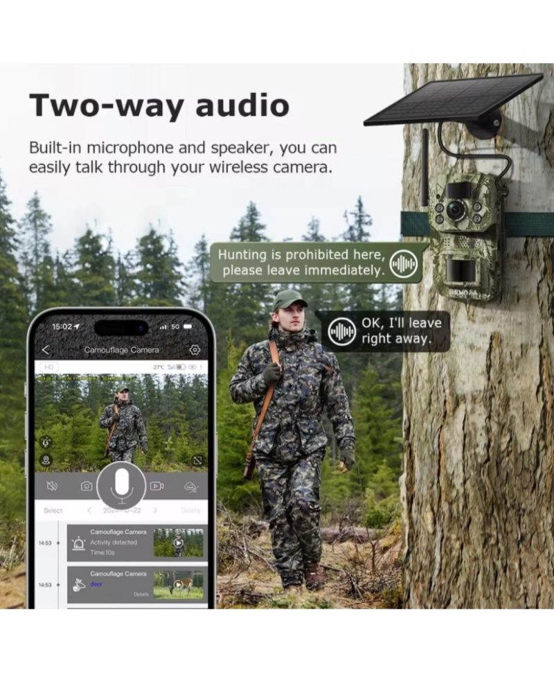 Fotopułapka H81 GPS 4G – Kamera Leśna z Detekcją Ruchu, GPS i Zdalnym Sterowaniem - obrazek 3
