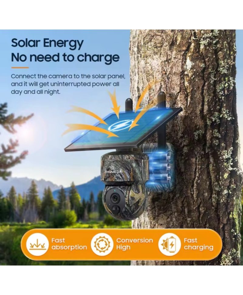 Kamera Obrotowa ST-517C 4G z Panelem Solarnym – Monitoring Bez Wi-Fi i Zasilania - obrazek 3